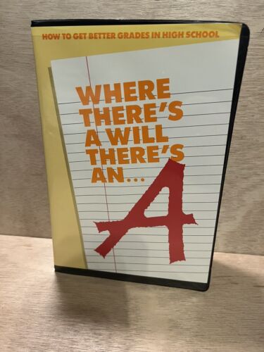 Where There's A Will There's An A VHS 1988 High School Edition Will box ship! (5