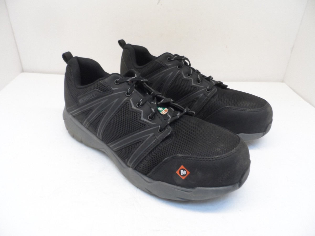 Merrell Mens Fullbench Superlite Aluminum Toe Sneaker Black 11WIDE Merrell Men main image 4