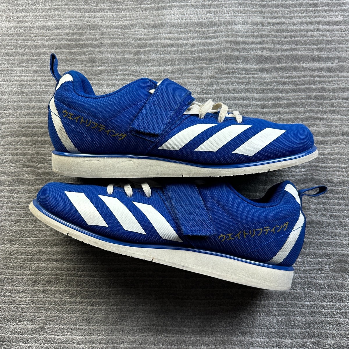 Adidas Powerlift 4 Mens 14 Blue Olympic Weightlifting Tokyo Adidas Powerlift 4 Mens 14 Blue Olympic Weightlifting Tokyo