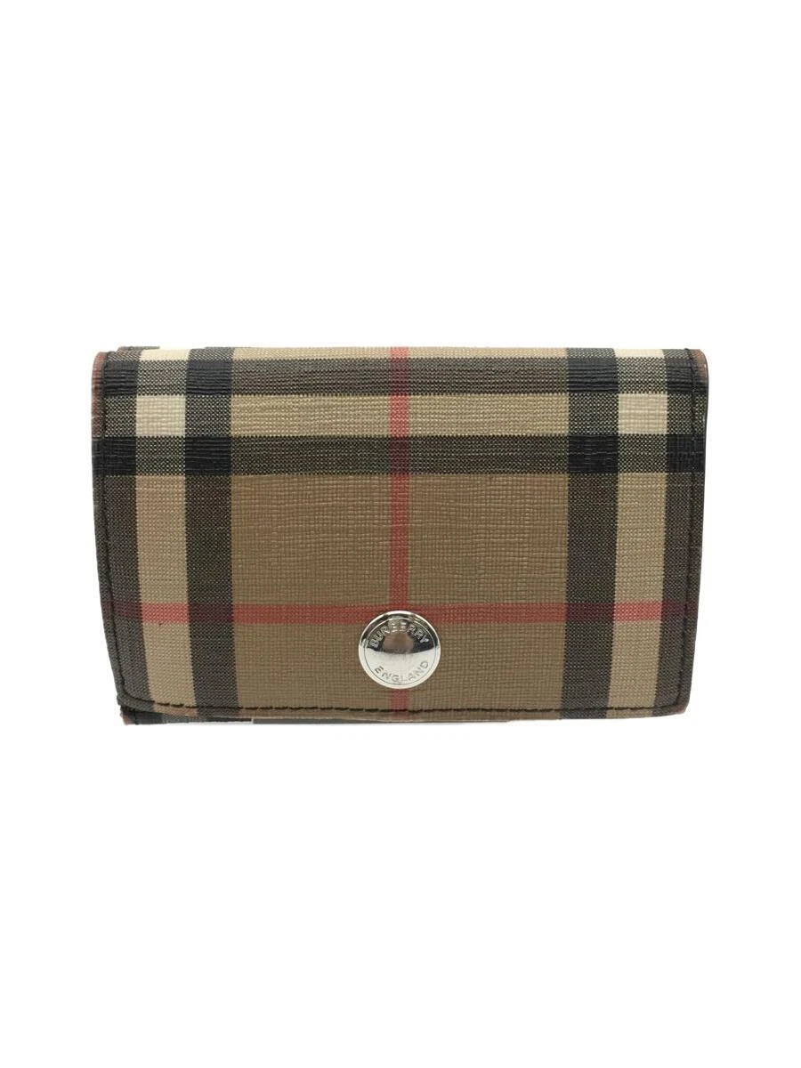 Leather wallet Burberry Beige in Leather - 35311530