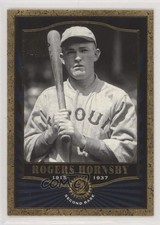2001 SP Legendary Cuts Rogers Hornsby #17 HOF 02v3