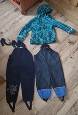 Matschsachen Jungen Gr.98 und 116  Softshell Matschhose, Matschjacke,Regenanzug 