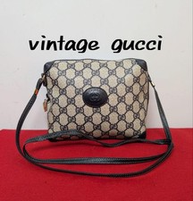 Gucci GG Pattern Vintage Shoulder Bag from Old Gucci Collection