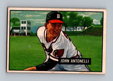 1951 Bowman #243 Johnny Antonelli GD-VG Vintage Baseball Card