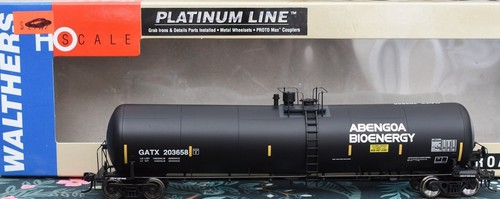 Coche cisterna HO-Walthers 932-41160 Abengoa Bio 30K galones GATX 203658 EX | Zustand: New