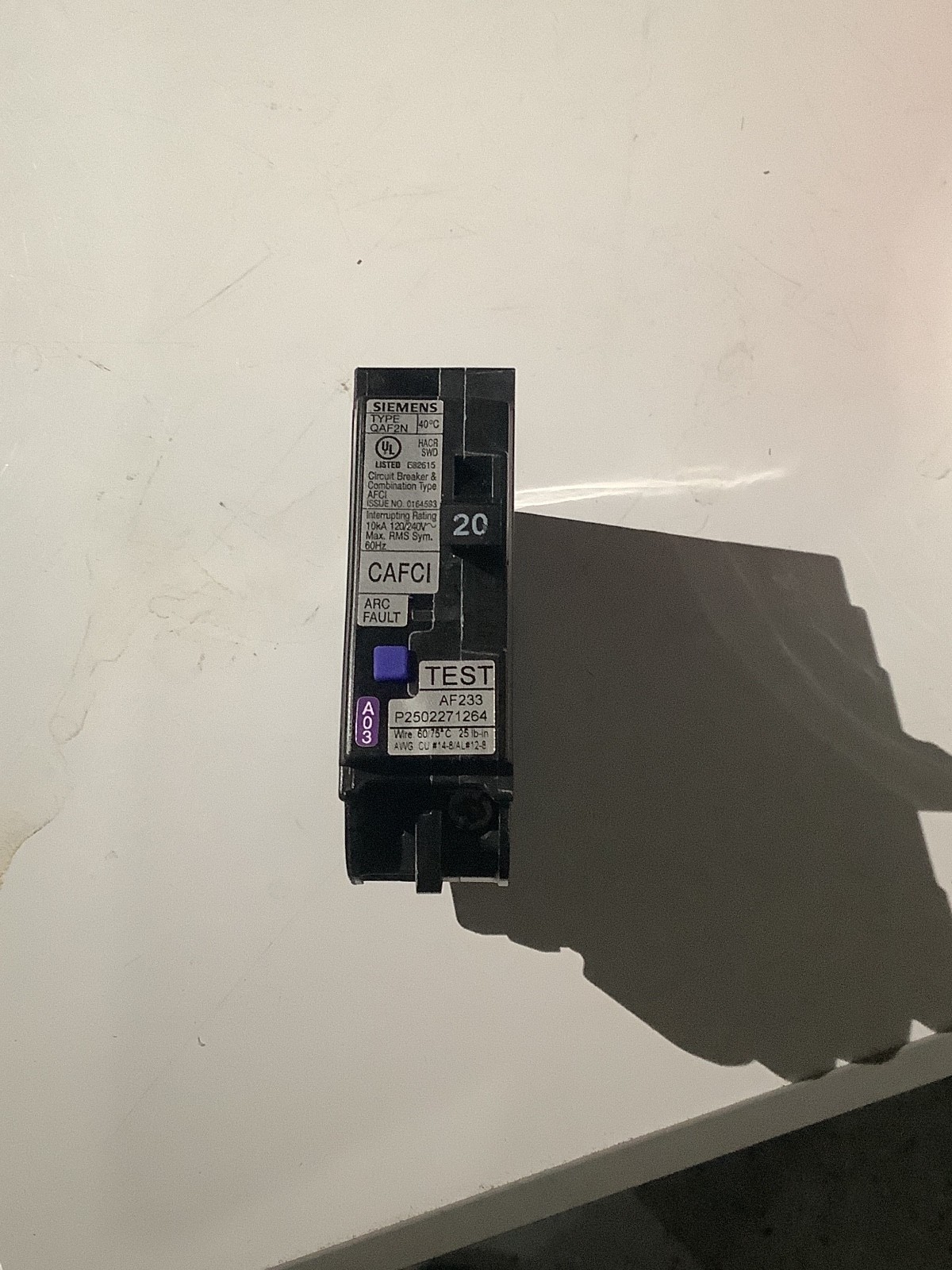 Siemens QA120AFCN Circuit Breaker