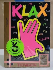 Klax (Nintendo Entertainment System, NES, 1990) - Complete CIB 