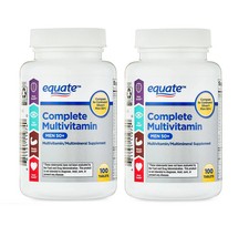 Equate Complete Multivitamin/Multimineral Supplement Tablets, 2 pack , 200 Count