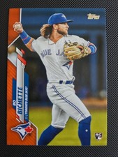 2020 Topps Orange 99 Made # 78 Bo Bichette RC - Toronto Blue Jays