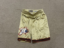Mitchell Ness Hardwood Classics Philadelphia 76ers Swingman Gold Sixers Shorts M