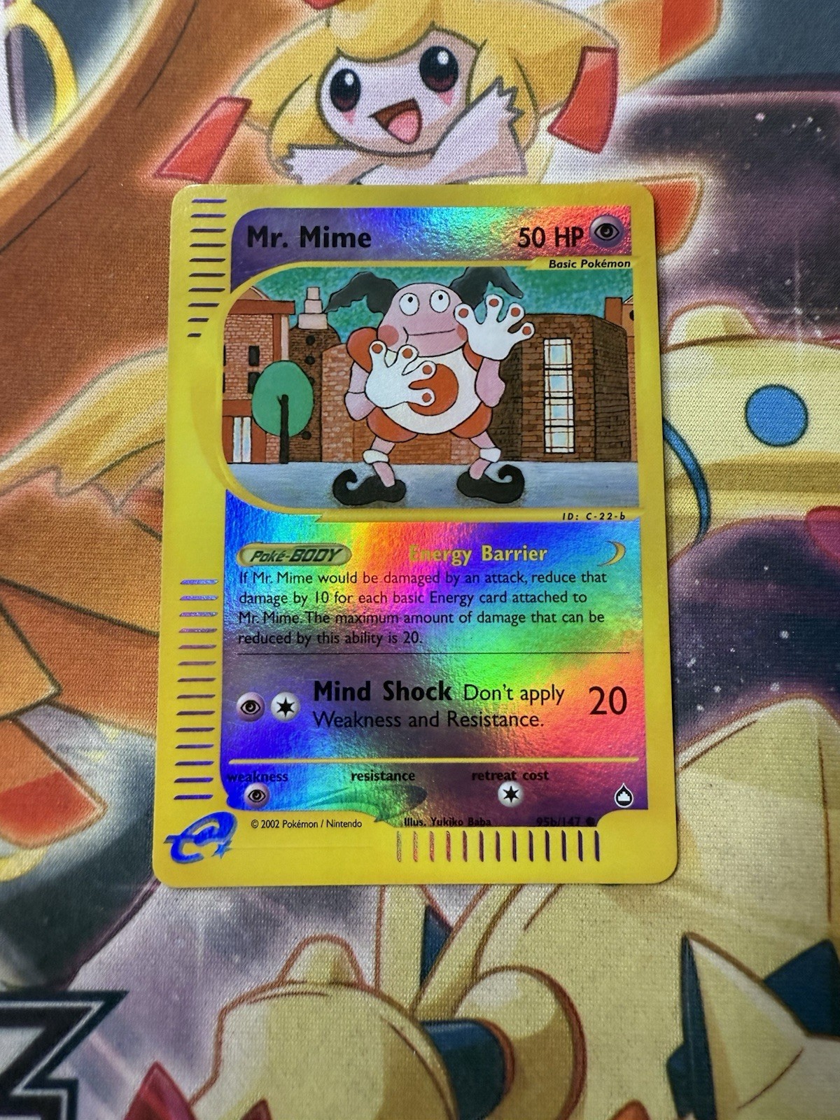 Pokemon Aquapolis Mr. Mime Reverse Holo 95b/147 NM