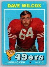 1971 Topps Dave Wilcox #189 - San Francisco 49ers