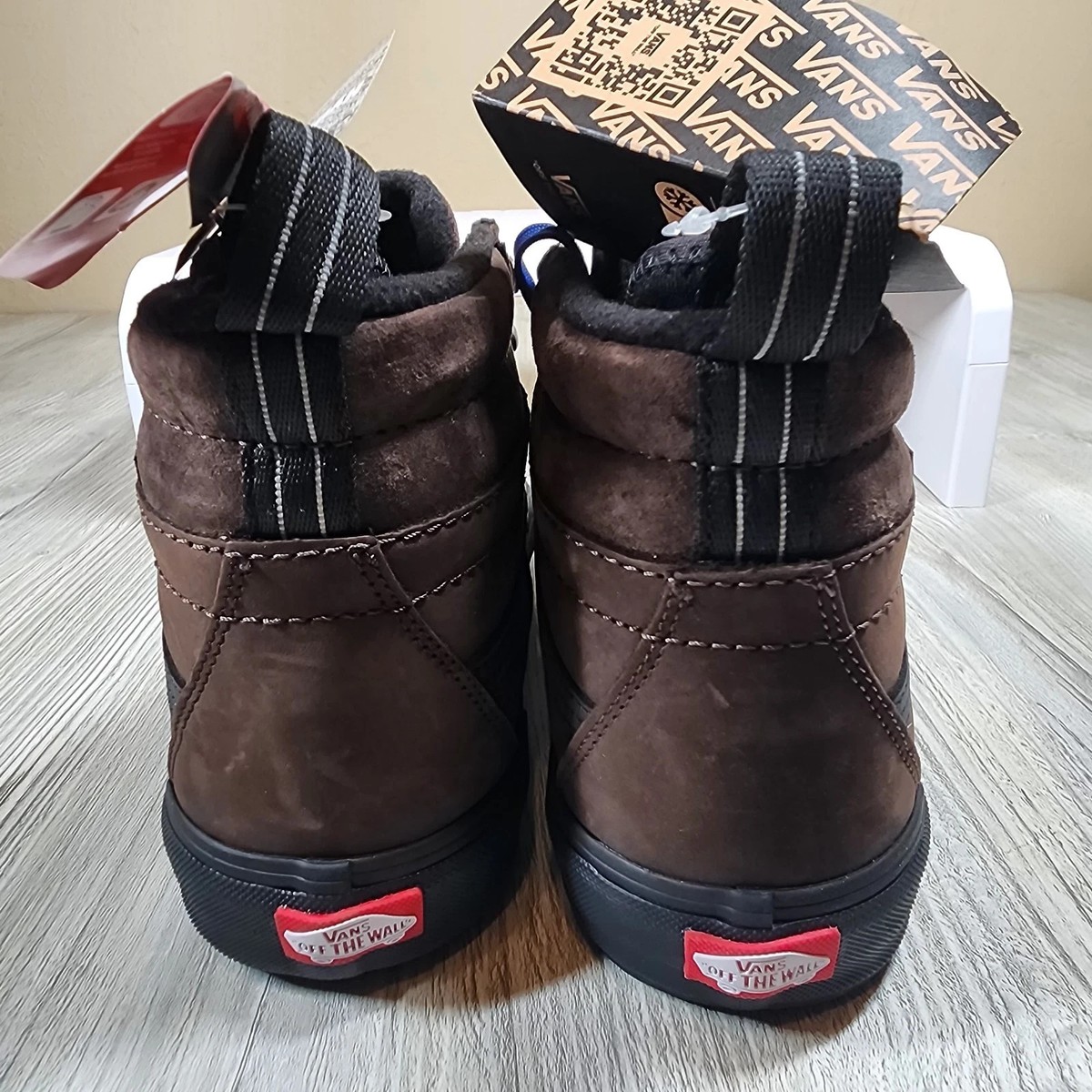 Vans Sk8-Hi DR MTE-2 Men’s‎ Size 8 Shoes Brown Iguchi Leather Boots Lace Up NEW Men main image 2
