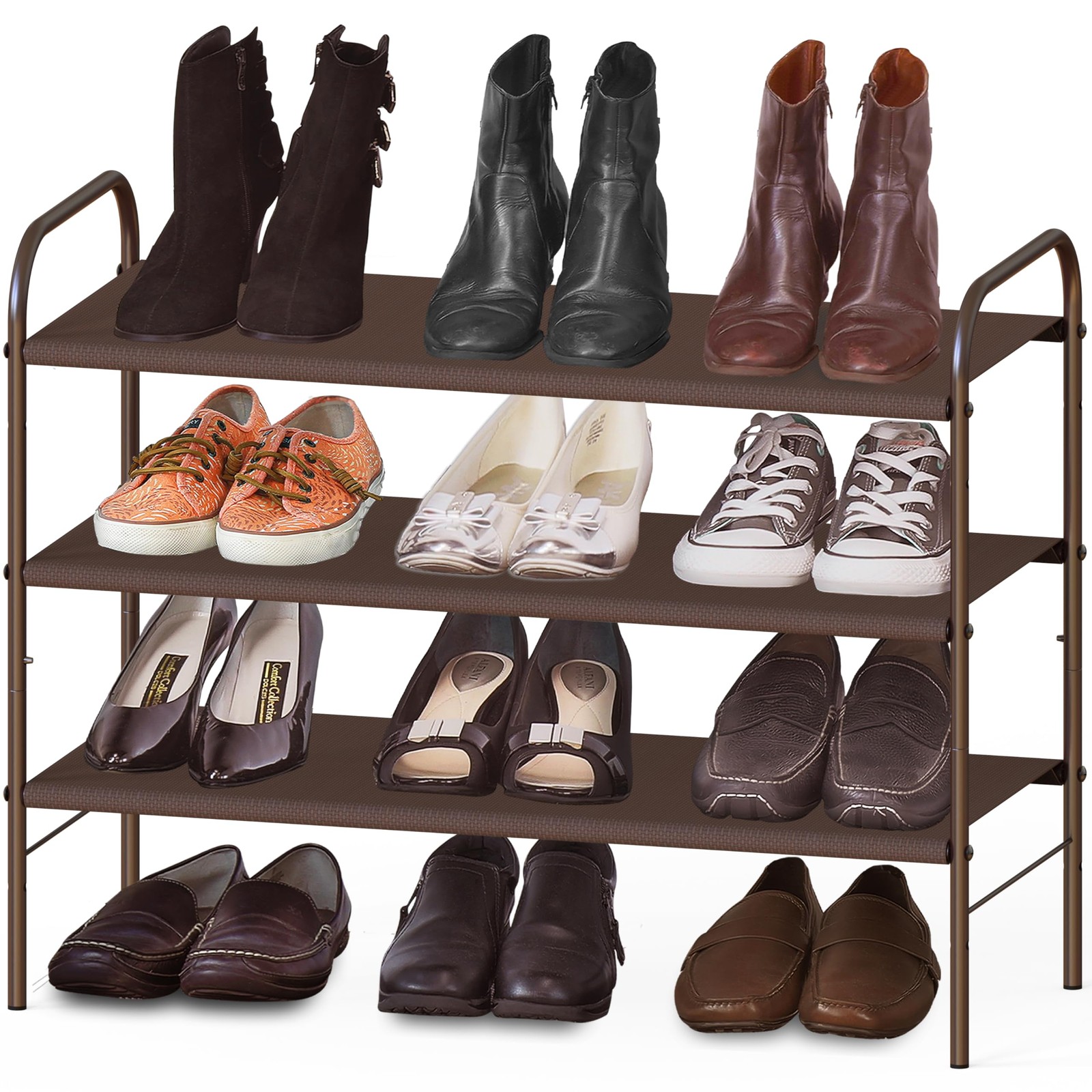 Space-saving Shelf Holds 9&ndash;16