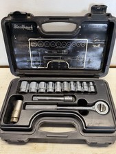 Blackhawk By Proto Tools 1215 Ratchet Socket Set 12 Drive 13 Pieces Wcase