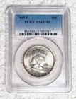 1949 D Franklin Half PCGS MS63FBL.  2nd Year Of US Mint Production.