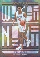 2021-22 Hoops Basketball We Got Next Holo #21 Keon Johnson