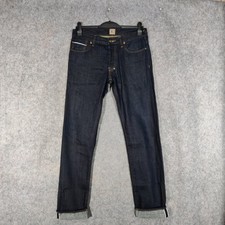 PRPS Jeans Herren Größe W32 L34 Indigo Selvedge Blau Denim Straight Leg Rambler Y2K