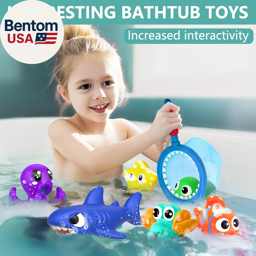 No Hole Mold Free Baby Bath Toys for Kids Ages 1-3,Water Toys for Babies and Tod - Bild 4 von 12