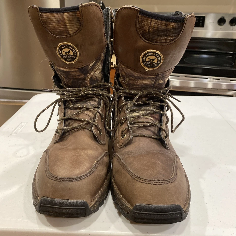 Irish Setter Red Wing Gore-Tex 800g Hunting Waterproof Boots Men’s 14 D Camo - Image 3 of 4
