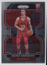 2021-22 Panini Prizm Marko Simonovic Rookie Chicago Bulls #166