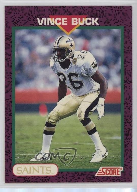 Vince Buck #10 1992 Score Football Young Superstars