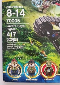 LEGO Chima Laval&rsquo;s Royal Fighter 70005 &ndash; New Open Box, All Bags SEALED 417 Pc