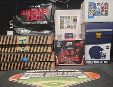 LA RAMS FOOTBALL MEMORABILIA 10 ITEM BREAK GOLD RUSH RSA HIT PARADE