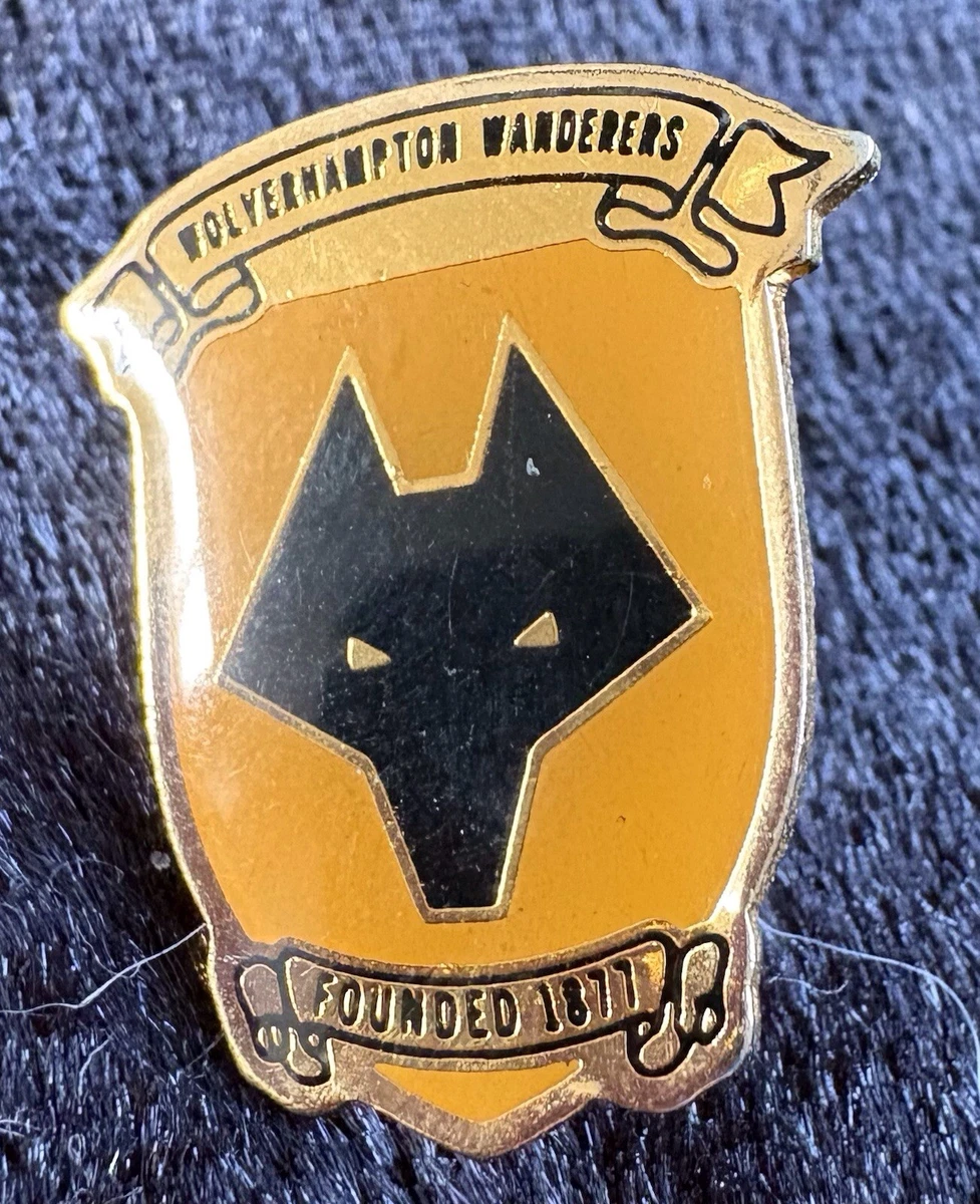 Insigne émaillé Wolverhampton Wolves Speedway – Années 80 – Pin’s Club 33x27mm Bleu