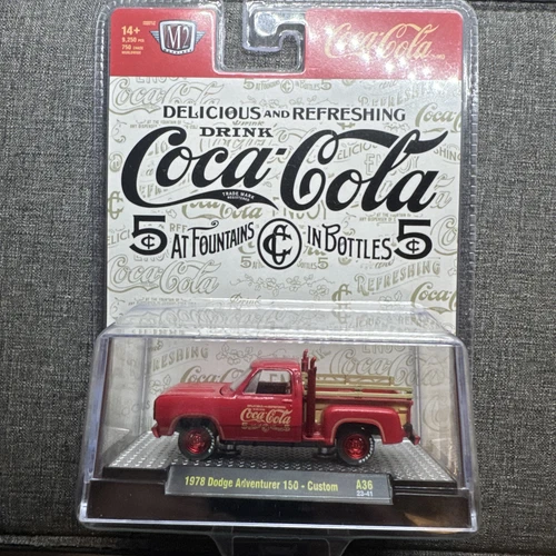 M2 Machines Chase /750 Coca Cola 1978 Dodge Adventurer 150 Custom Pickup - Picture 4 of 8