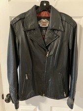Women's Vintage Leather Harley Davidson Jacket - Size M - Excellent Condition!