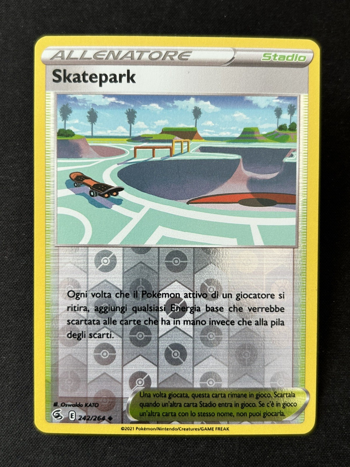 POKEMON - SKATEPARK - REVERSE - 242/264 - COLPO FUSIONE - ITA