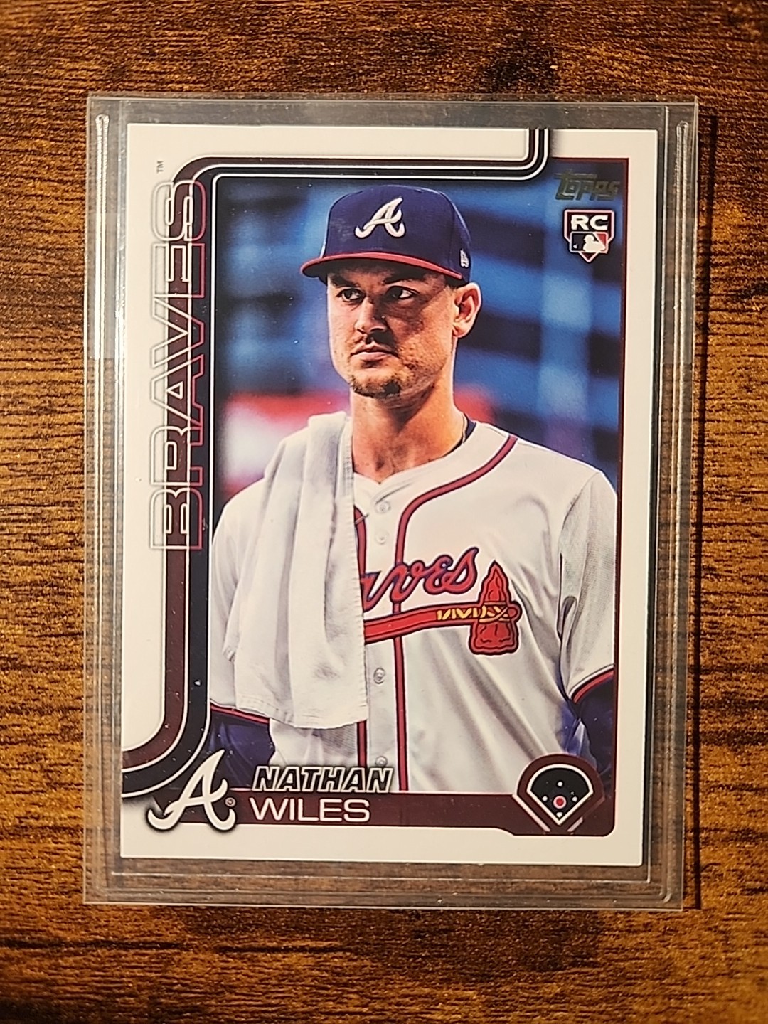 2025 Topps Update Series Nathan Wiles US216 Golden Mirror Image Variation RC SSP