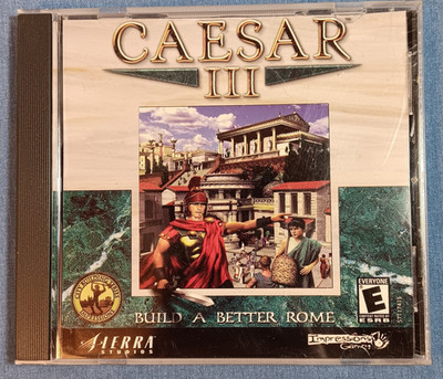 Caesar III (PC, 2000) Windows 95/98 City Building Strategy Game - Sierra Studios