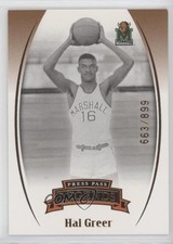 2007-08 Press Pass Legends Bronze 663/899 Hal Greer #37 HOF 04yw