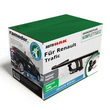 Auto Hak Anhängerkupplung abnehmbar & 7pol ECS E-Satz für Renault Trafic 06- AHK
