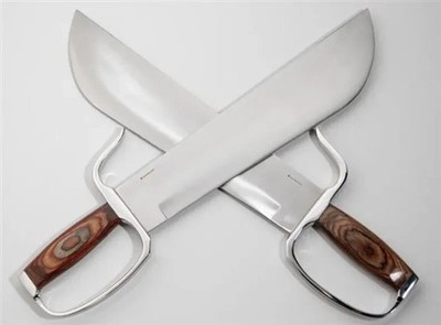 Custom Handmade Stainless Steel Practice Swords Pair Set best gift for him & her
