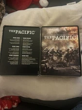 The Pacific (2010, DVD) Complete HBO Mini Series 6 Disc Box Set Tin, Tom Hanks