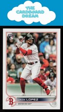 Jack Lopez 2022 Topps #418 RC Rookie Boston Red Sox Baseball Card