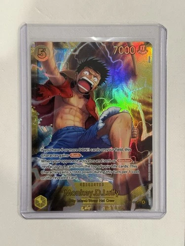 Bandai One Piece Card Game Monkey D. Luffy OP15-119 SEC Art Foil