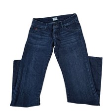 Hudson Beth Baby Bootcut Jeans Dark Wash Low Rise NW176DNA Size 27