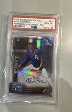2016 Bowman Chrome - Rookie Autographs Adalberto Mondesi #BCAR-RM Refractor /499