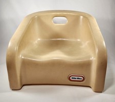 VTG Little Tikes Toddler Child Kid Booster Seat w/Handle - TAN