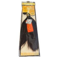 Bohyme Gold Virgin Yaki Velvet Body Straight Human Hair Extensions 1B/33 12"