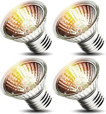 Turtle Heat Bulb 75W UVA Bulbs, 4-Pack Fit E26 Reptile Lamp, Light Turtle Heat L