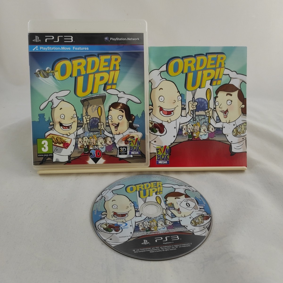 ORDER UP!! PlayStation 3 PS3 game with manual