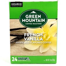 Green Mountain Coffee Roasters, French Vanilla, K-Cup Pods, 24 Count, BB: 3/2027