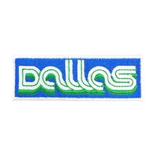Dallas City Edition Patch Mavericks Box Logo Embroidered Iron-On