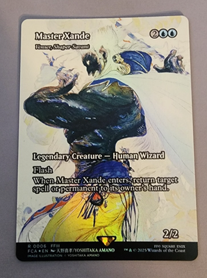 Master Xande - Venser, Shaper Savant (Showcase) Final Fantasy