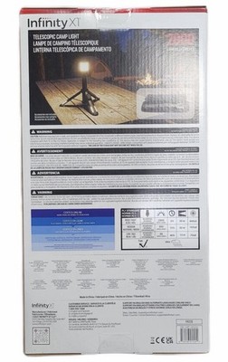 Infinity X1 2000 Lumen Telescopic Camp Light - Telescoping Tripod